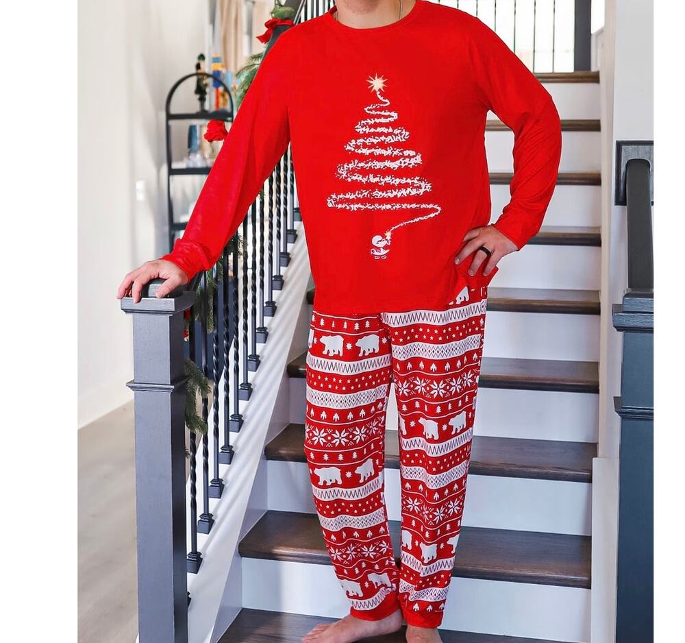 Cupshe Christmas Pajama Set | Men’s Small Women’s Medium NEW